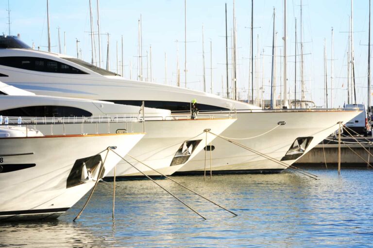 Luxury yachts in the port of Mallorca - exclusive charter with personal concierge service