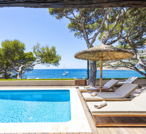 Luxusvilla mit Pool und direktem Meerzugang in Port d’Andratx, Mallorca